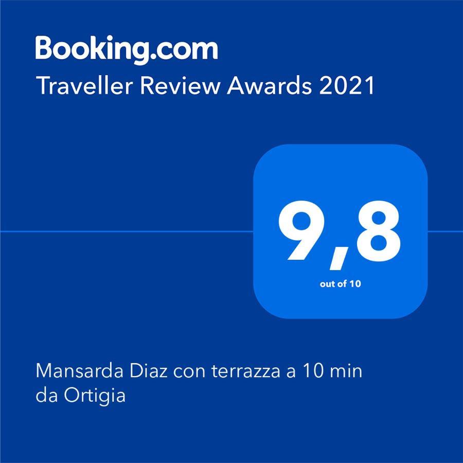 Appartamento Mansarda Diaz con terrazza a 10 min da Ortigia Syracuse Esterno foto
